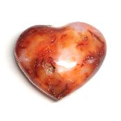 Cornaline chauffée coeur 15484