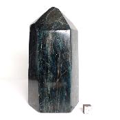 Apatite Bleue Pointe Unique Polie 15704