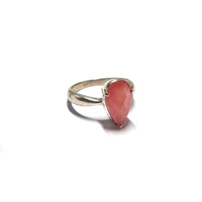 Rhodochrosite Bague en Argent 20105