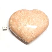 Pierre de lune Orange coeur 2254