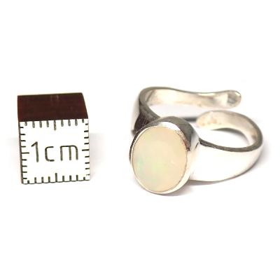 Opale d'Ethiopie Bague en Argent 2506