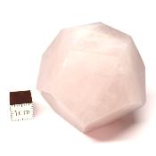 Quartz Rose Dodécaèdre 3018