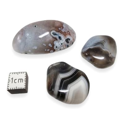 Agate Botswana Pierre Roulée