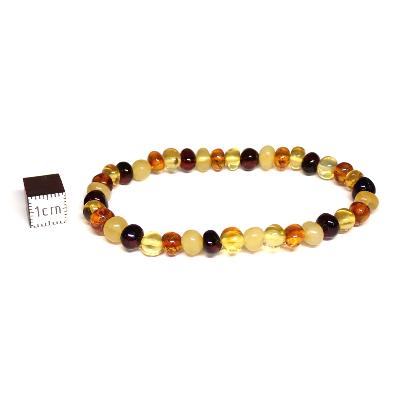 Ambre de la Baltique Mixte Bracelet Mini Roulé