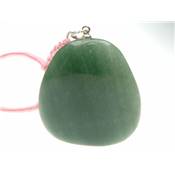 Aventurine Verte Mini Pendentif Pierre Plate