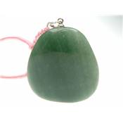 Aventurine Verte Mini Pendentif Pierre Plate