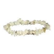 Préhnite Inclusions Epidote Bracelet Baroque