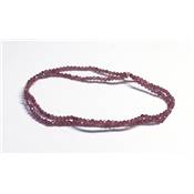 Rhodolite Bracelet Double Facetté