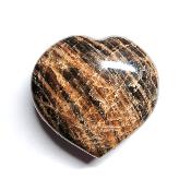 Pierre de Lune Noire Coeur 04479