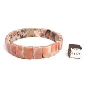 Rhodochrosite Bracelet Carré 04772