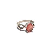 Rhodochrosite Bague en Argent 20107