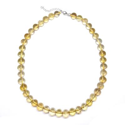 Citrine Naturelle Collier Boule