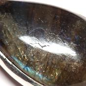Labradorite Pendentif avec Monture en Argent 2206