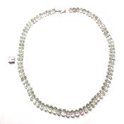 Améthyste verte collier 2224