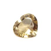 Citrine Naturelle Pierre Taillée en coeur 2534