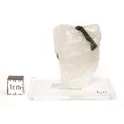Tourmaline Verte sur gangue pierre brute 2969