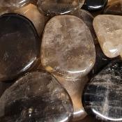 Cristal Fumé Pierre Plate