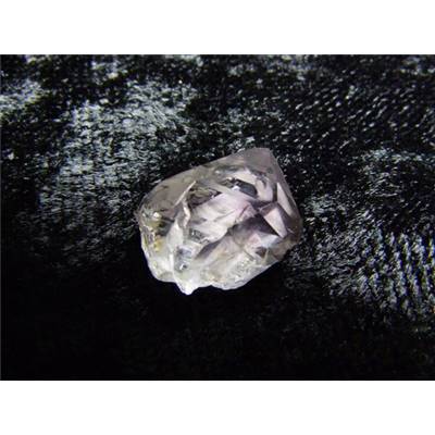 Cristal Diamant du Mexique Pierre Brute Améthystée