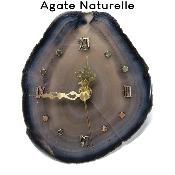 Agate Naturelle Horloge