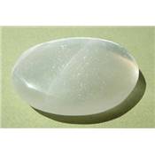 Selenite Blanche Pierre Roulée