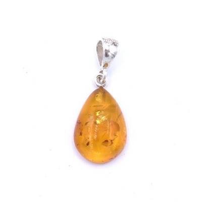 Ambre de la Baltique Pendentif Goutte