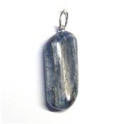 Cyanite Bleue Pendentif Pierre Roulée