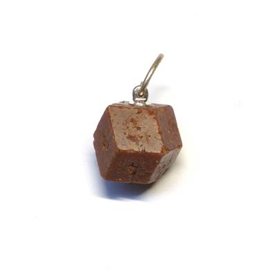 Grenat Hessonite Pendentif Pierre Brute