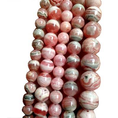 Rhodochrosite Collier Boule Qualité "EXTRA