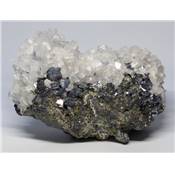 Calcite sur Galène et Pyrite 11607