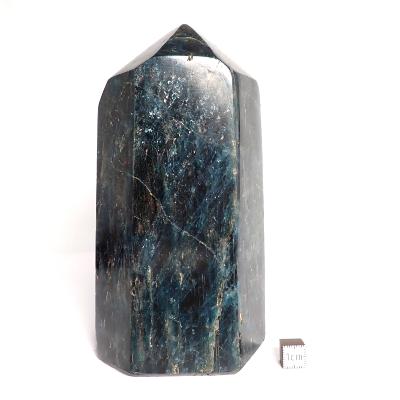 Apatite Bleue Pointe Unique Polie 15704