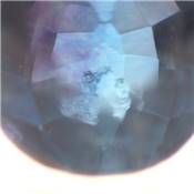 Fluorine Bleue Bague en Argent 18426 / Taille 53