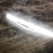 Pierre de lune noire coeur 2258