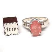Rhodochrosite Bague en Argent 2394