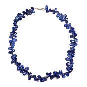 Cyanite Bleue collier pétale 2466