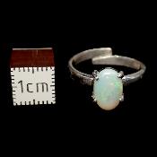 Opale d'Ethiopie Bague en Argent 2771