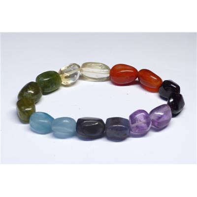 7 Chakras Bracelet Roulé