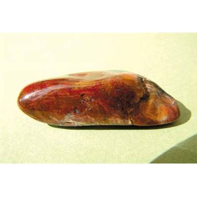 Agate Flamme Pierre Roulée