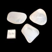 Agate Blanche Pierre Roulée