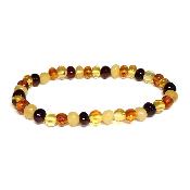 Ambre de la Baltique Mixte Bracelet Mini Roulé