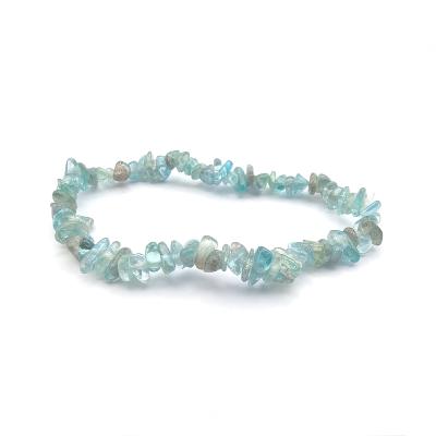 Apatite Bleue Claire Bracelet Baroque