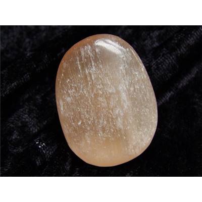 Selenite Orange Pierre Plate