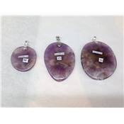 Auralite-23 Pendentif Pierre Plate