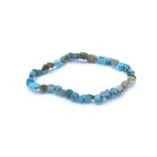 Turquoise de Chine Bracelet Mini Roulé