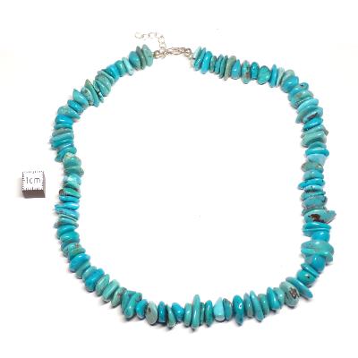 Turquoise de Chine Collier baroque 04913