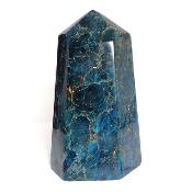 Apatite Bleue Pointe Unique Polie 15703