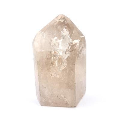 Cristal Fumé Pointe Unique Polie 20039