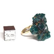 Dioptase Bague en métal 2013