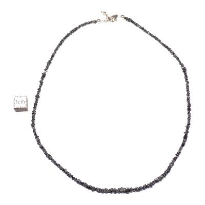 Diamant Noir Brut Collier 2241