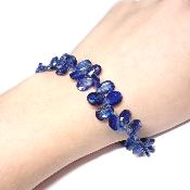 Cyanite Bleue bracelet pétale 2433