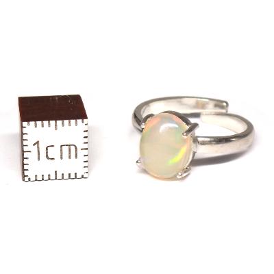 Opale d'Ethiopie Bague en Argent 2499